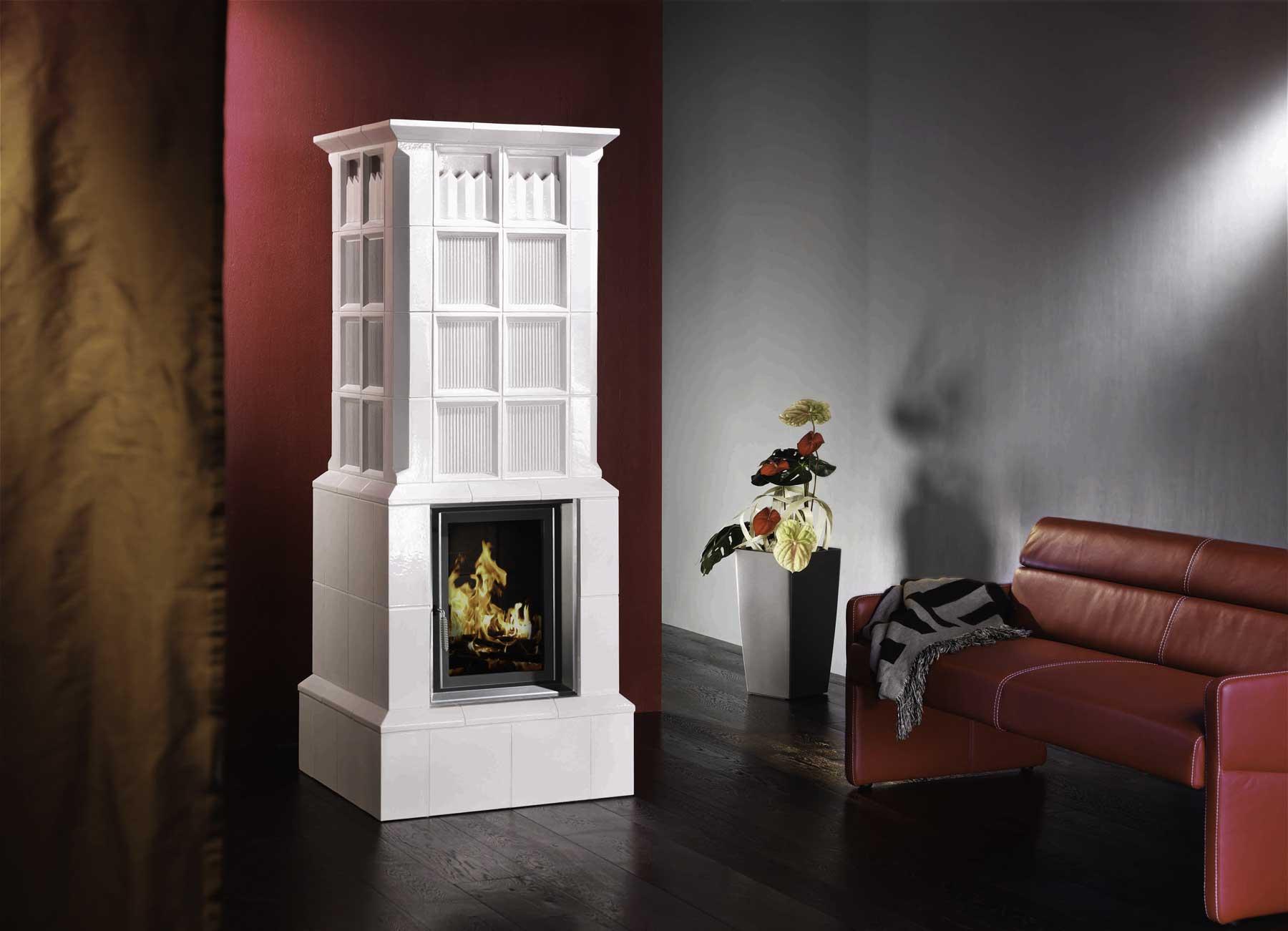 Warmluftofen als klassischer Kamin